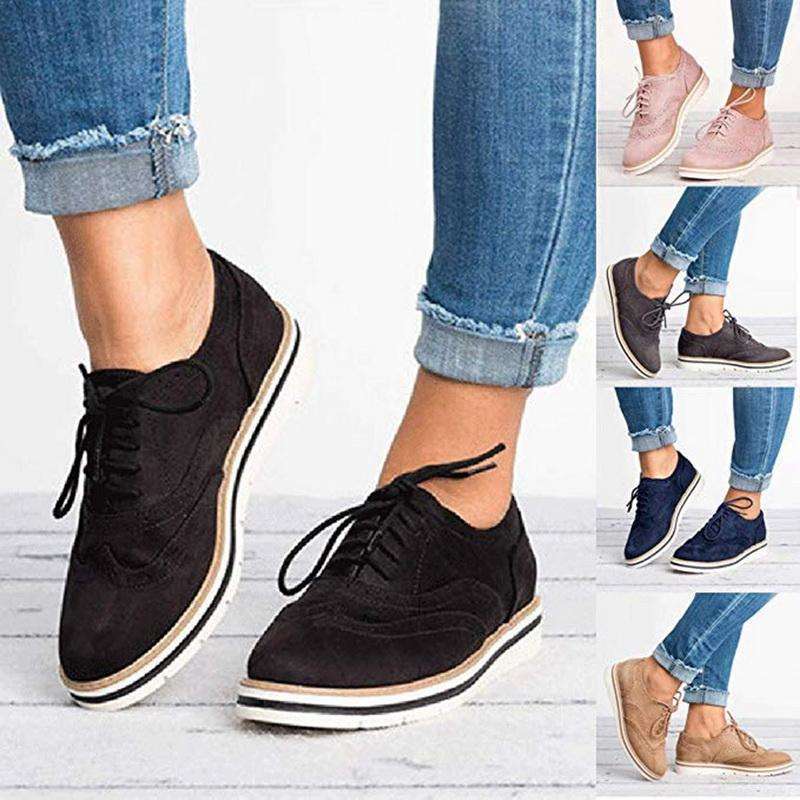 MW | Damen Casual Lace up Oxfords Flats