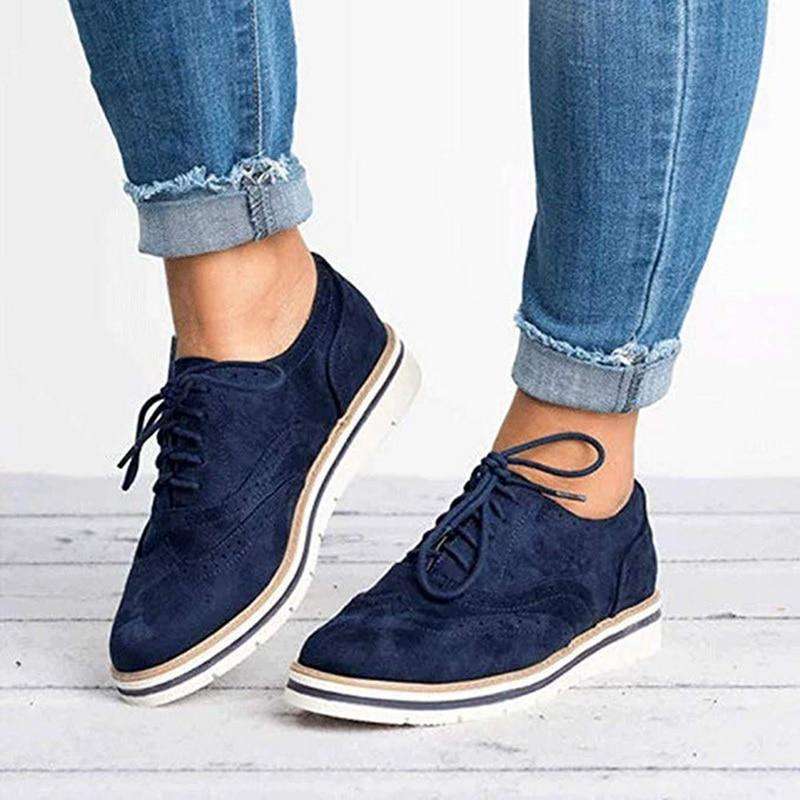 MW | Damen Casual Lace up Oxfords Flats