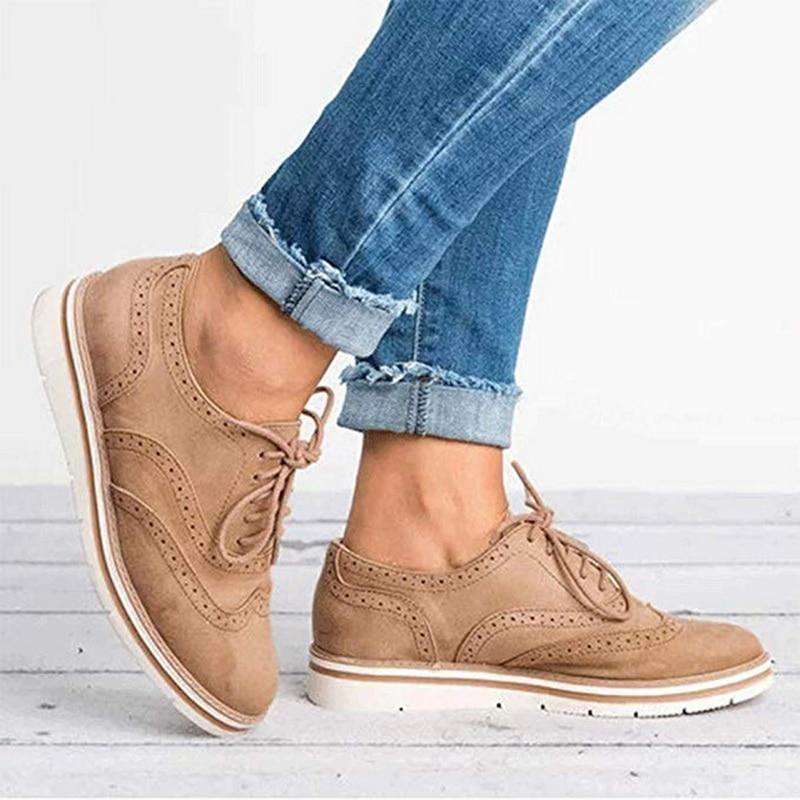 MW | Damen Casual Lace up Oxfords Flats