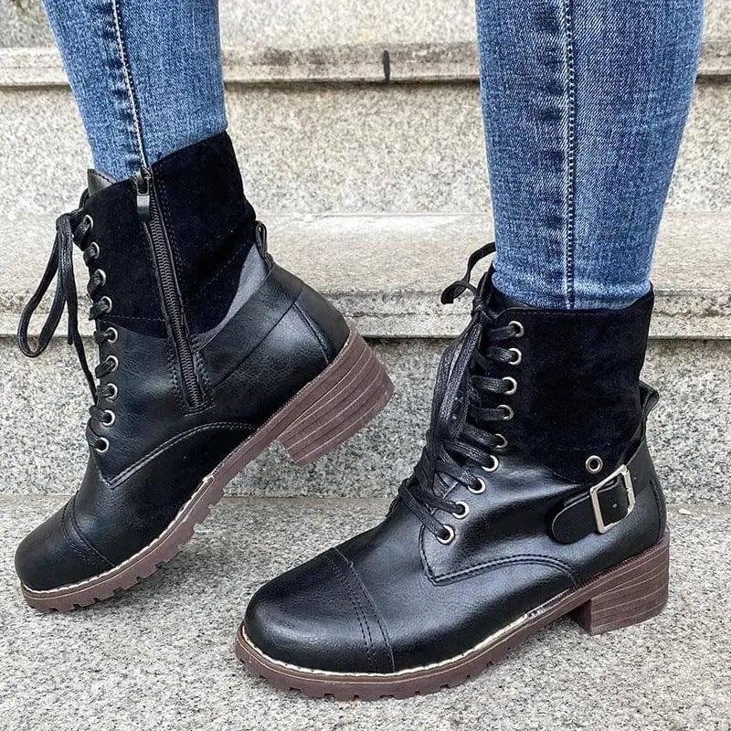Klassische Orthopädische Stiefel mit zeitlosem Stil