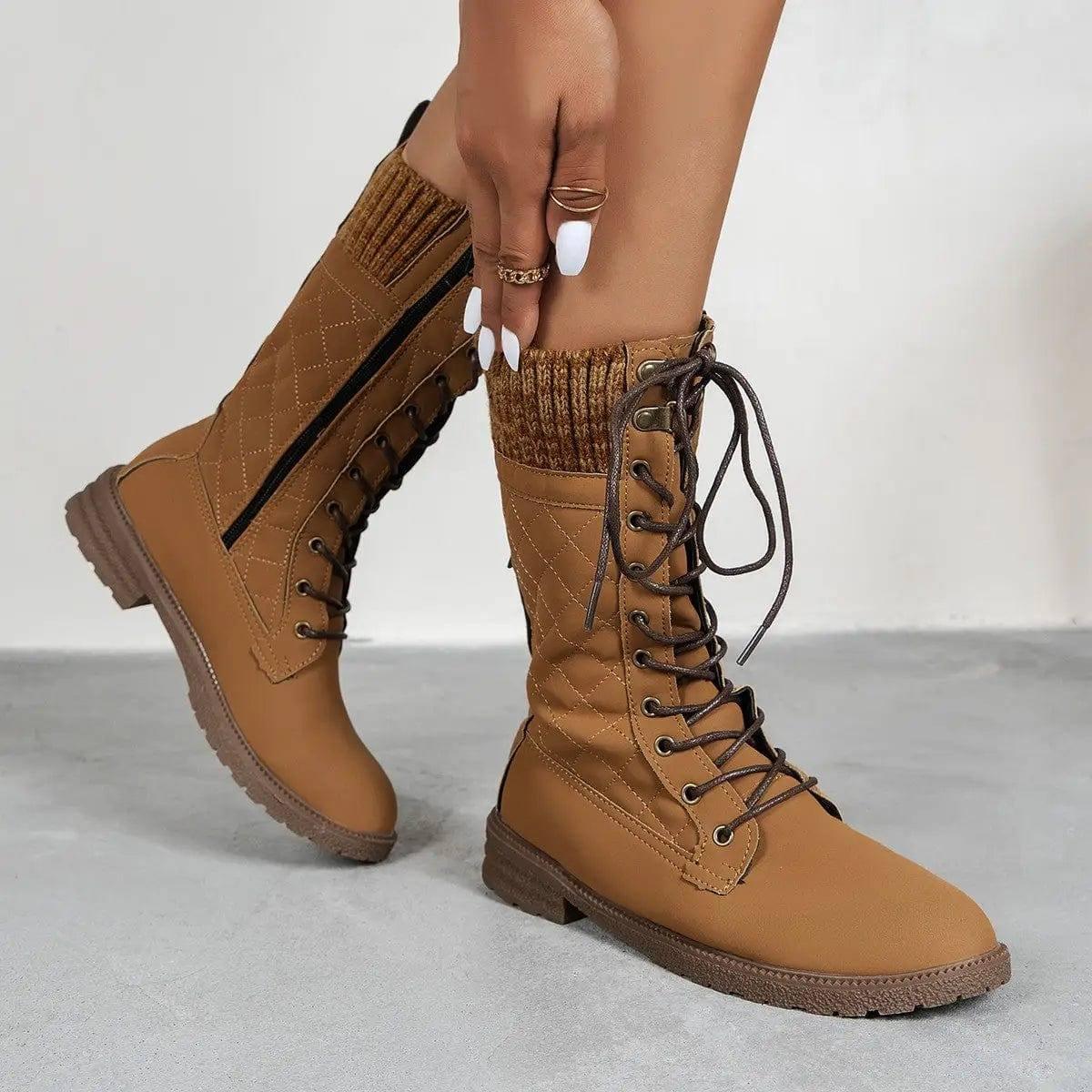 Anmutige Orthopädische Stiefel für modernen Look