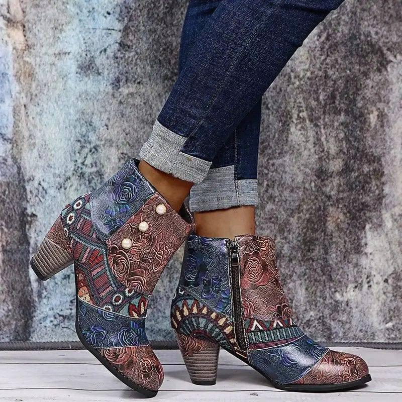 Vintage inspirierte Orthopädische Stiefel