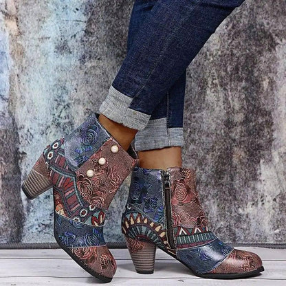 Vintage inspirierte Orthopädische Stiefel