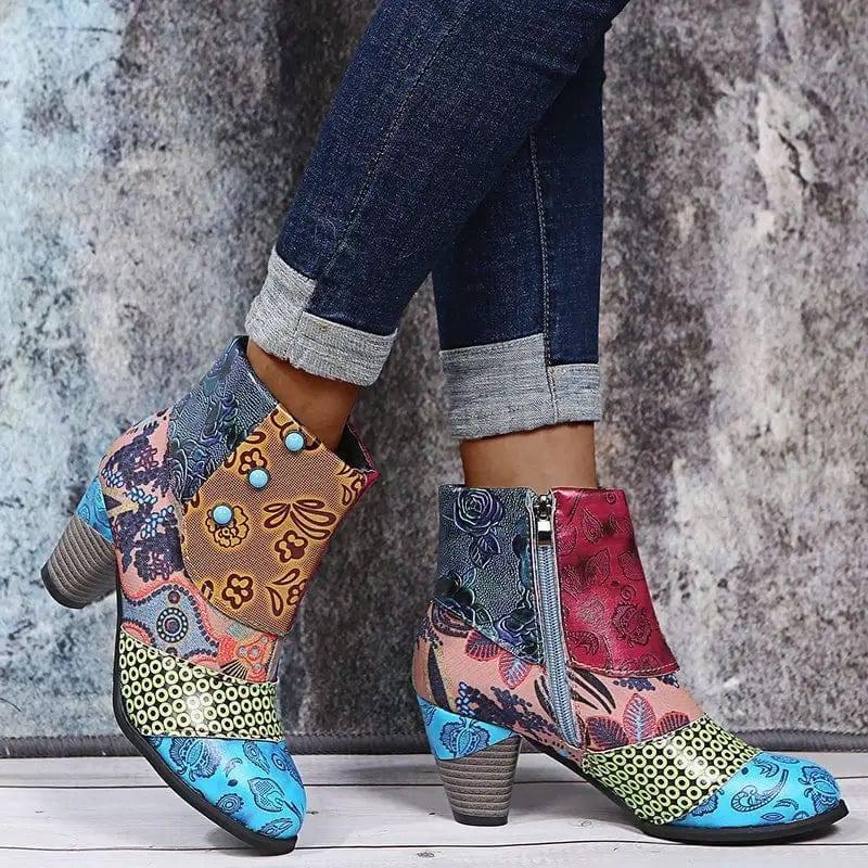 Vintage inspirierte Orthopädische Stiefel