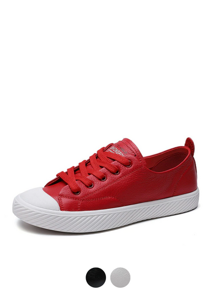 MW | Fashion Leder Turnschuhe Schnürschuhe Freizeitschuhe