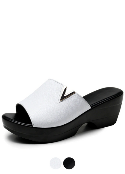 MW | Mittelhohe Slipper-Sandalen für Frauen