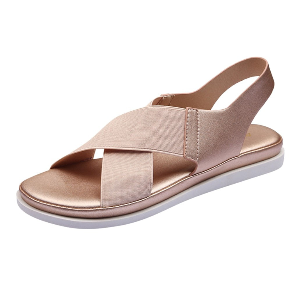 MW | Bequeme minimalistische flache Sandalen