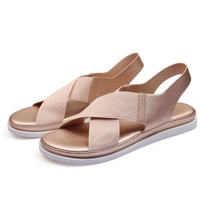 MW | Bequeme minimalistische flache Sandalen