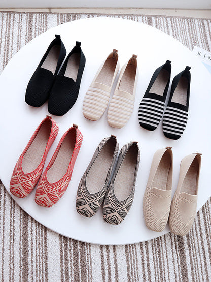 MW | Stretch-Gewebe Gummisohle Loafers