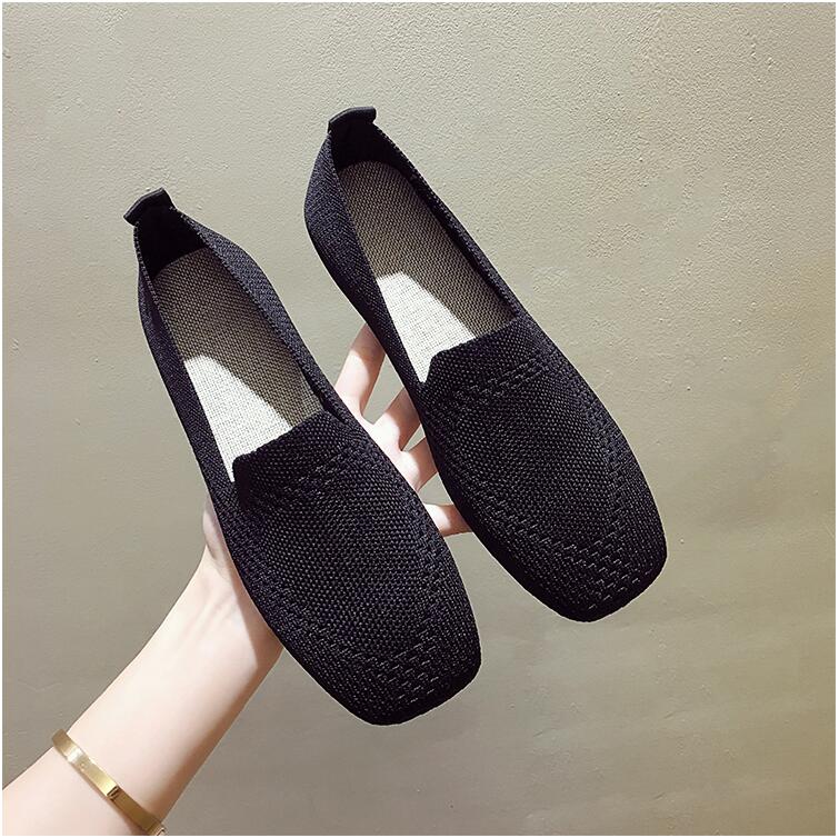MW | Stretch-Gewebe Gummisohle Loafers