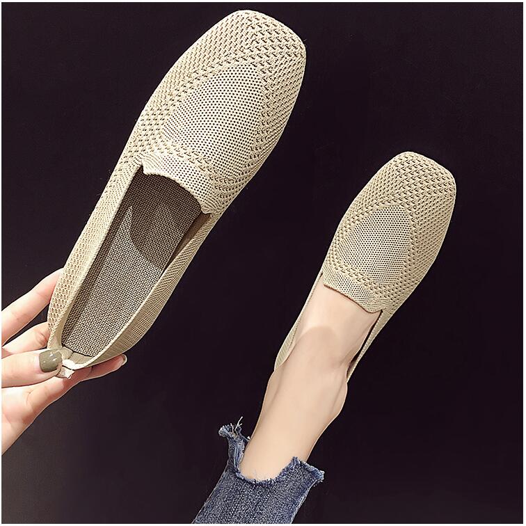 MW | Stretch-Gewebe Gummisohle Loafers