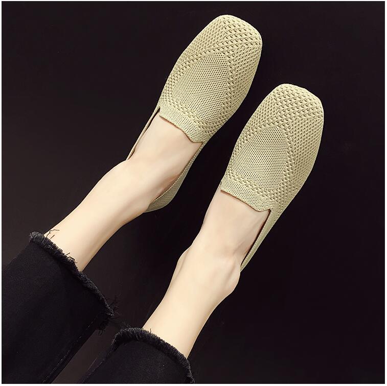 MW | Stretch-Gewebe Gummisohle Loafers