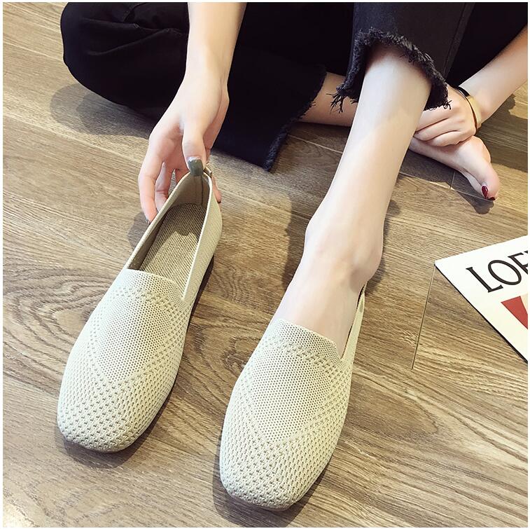 MW | Stretch-Gewebe Gummisohle Loafers