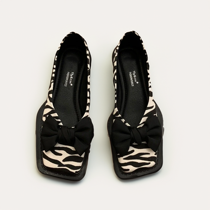 MW | Quadratische Zehe Flacher Mund Slipper für Frauen Loafers