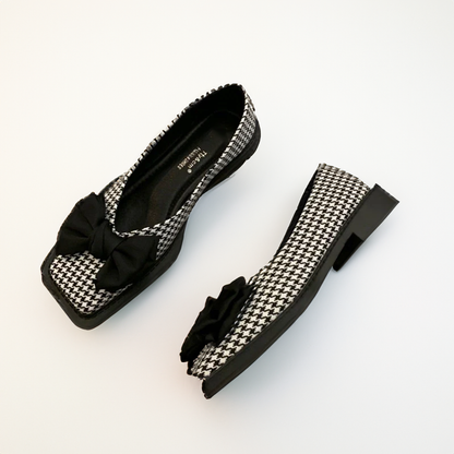 MW | Quadratische Zehe Flacher Mund Slipper für Frauen Loafers