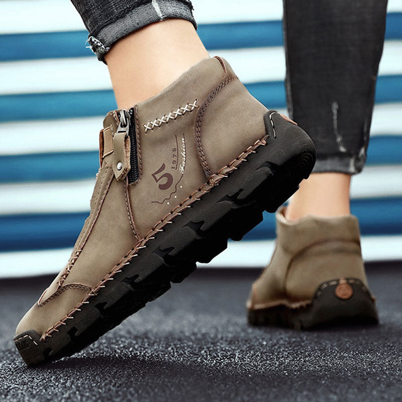 MW | Rutschfeste Turnschuhe aus echtem Leder