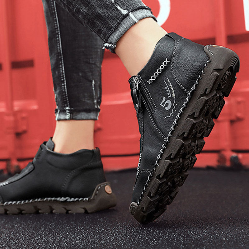 MW | Rutschfeste Turnschuhe aus echtem Leder