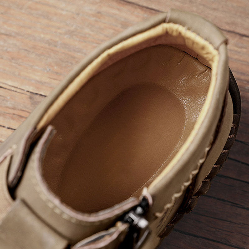 MW | Rutschfeste Turnschuhe aus echtem Leder
