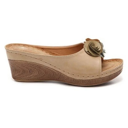 MW | Damen Keilsandalen Hausschuhe Stil Sandalen