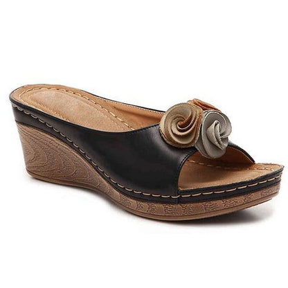 MW | Damen Keilsandalen Hausschuhe Stil Sandalen