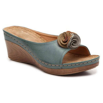 MW | Damen Keilsandalen Hausschuhe Stil Sandalen