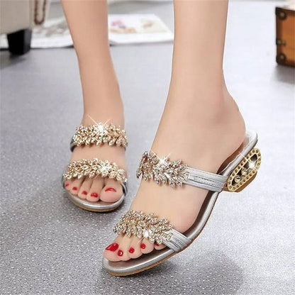 MW | Women's Heels Glänzende Sandalen
