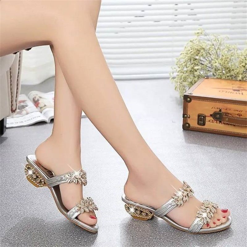 MW | Women's Heels Glänzende Sandalen