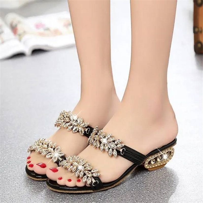 MW | Women's Heels Glänzende Sandalen