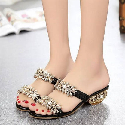 MW | Women's Heels Glänzende Sandalen