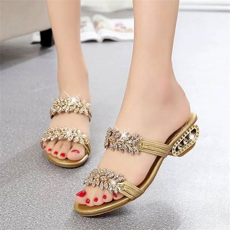 MW | Women's Heels Glänzende Sandalen