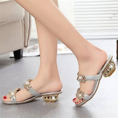 MW | Women's Heels Glänzende Sandalen