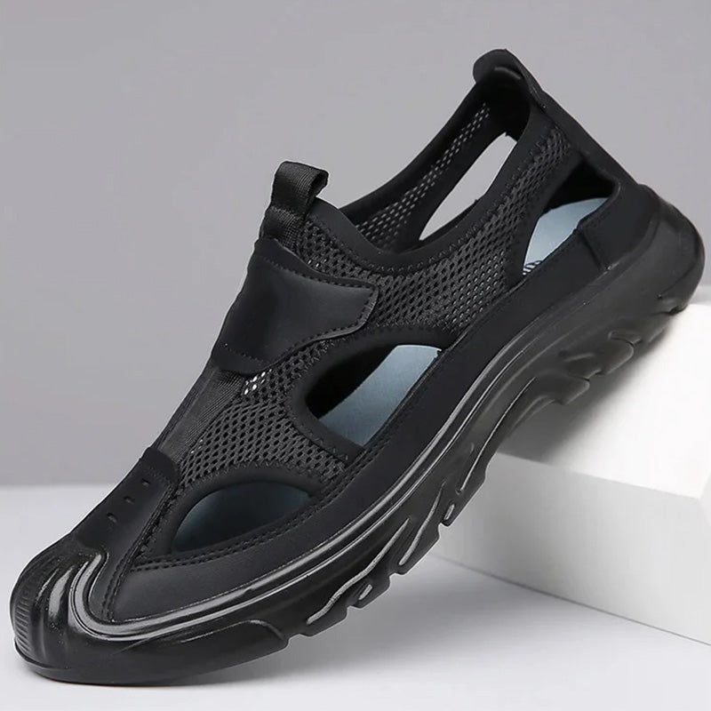 MW | Herren Sandalen aus Mesh-Leder