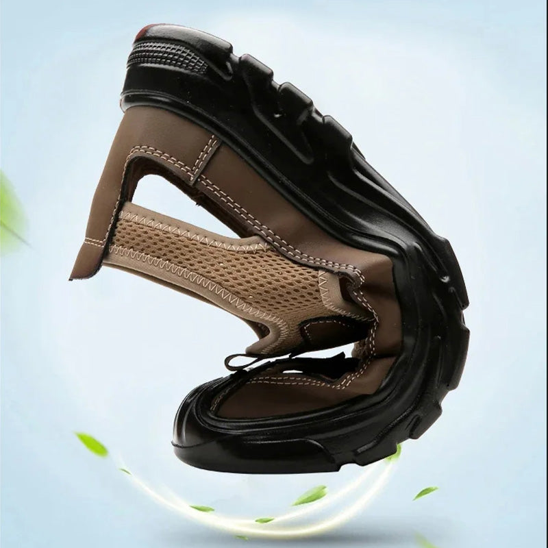 MW | Herren Sandalen aus Mesh-Leder