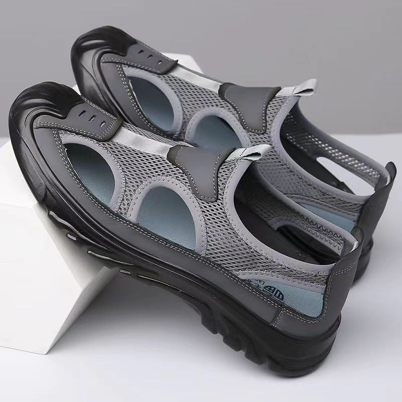 MW | Herren Sandalen aus Mesh-Leder