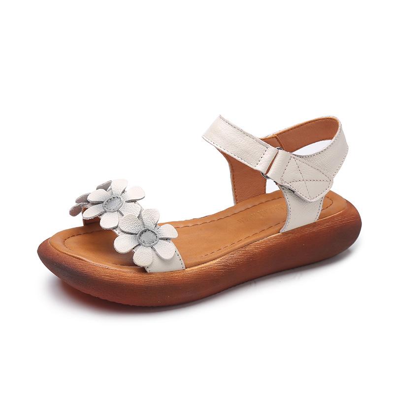 MW | Damen Schnallenriemen Floral Sandalen
