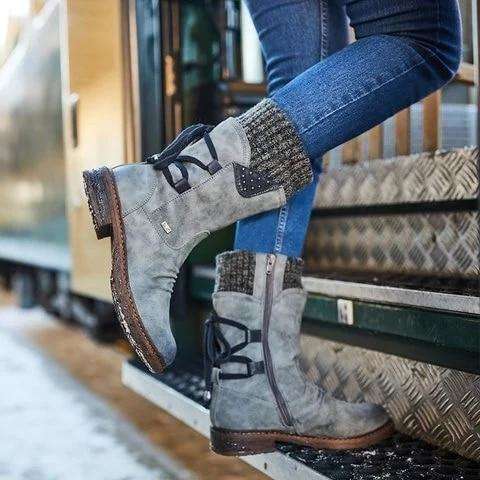 Klassische Orthopädische Stiefel mit zeitlosem Stil